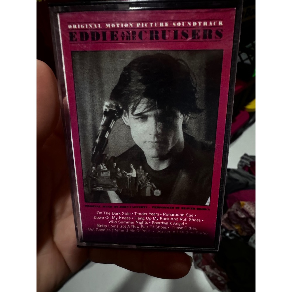 Eddie and the Cruisers Soundtrack Cassette Tape John Cafferty Beaver Brown 1983
